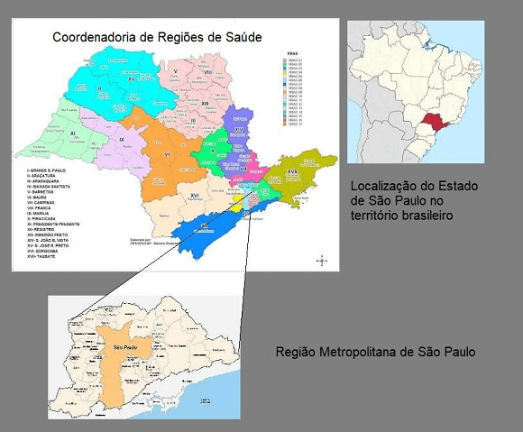 Regionalização saúde Estado de São Paulo