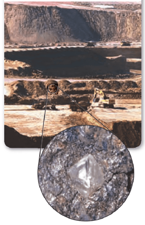 Formação de diamantes