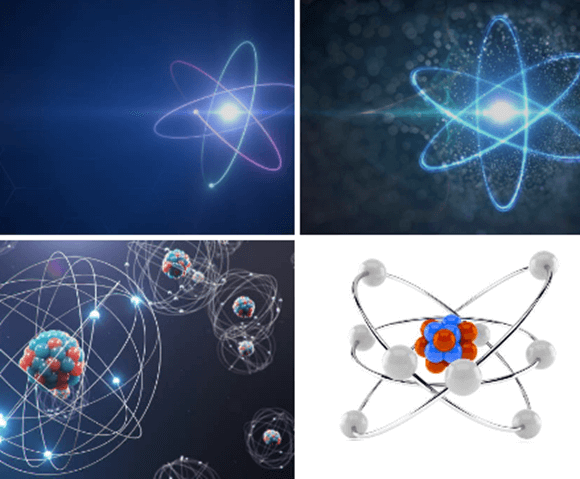 Representações do átomo, unidade fundamental de energia e matéria