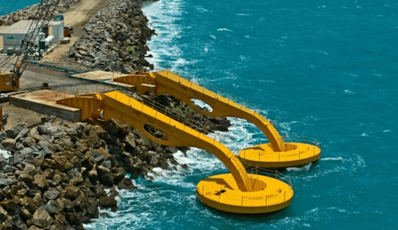 Dispositivo flutuante de captação de energia das ondas do mar