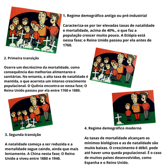 Gráfico de Crescimento Populacional