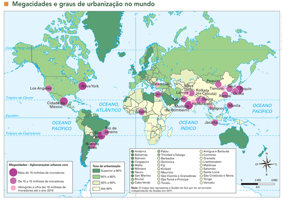 Megacidade no mundo - Duvid Geografia