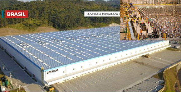Centro de distribuição da Amazon em Cajamar, São Paulo.
